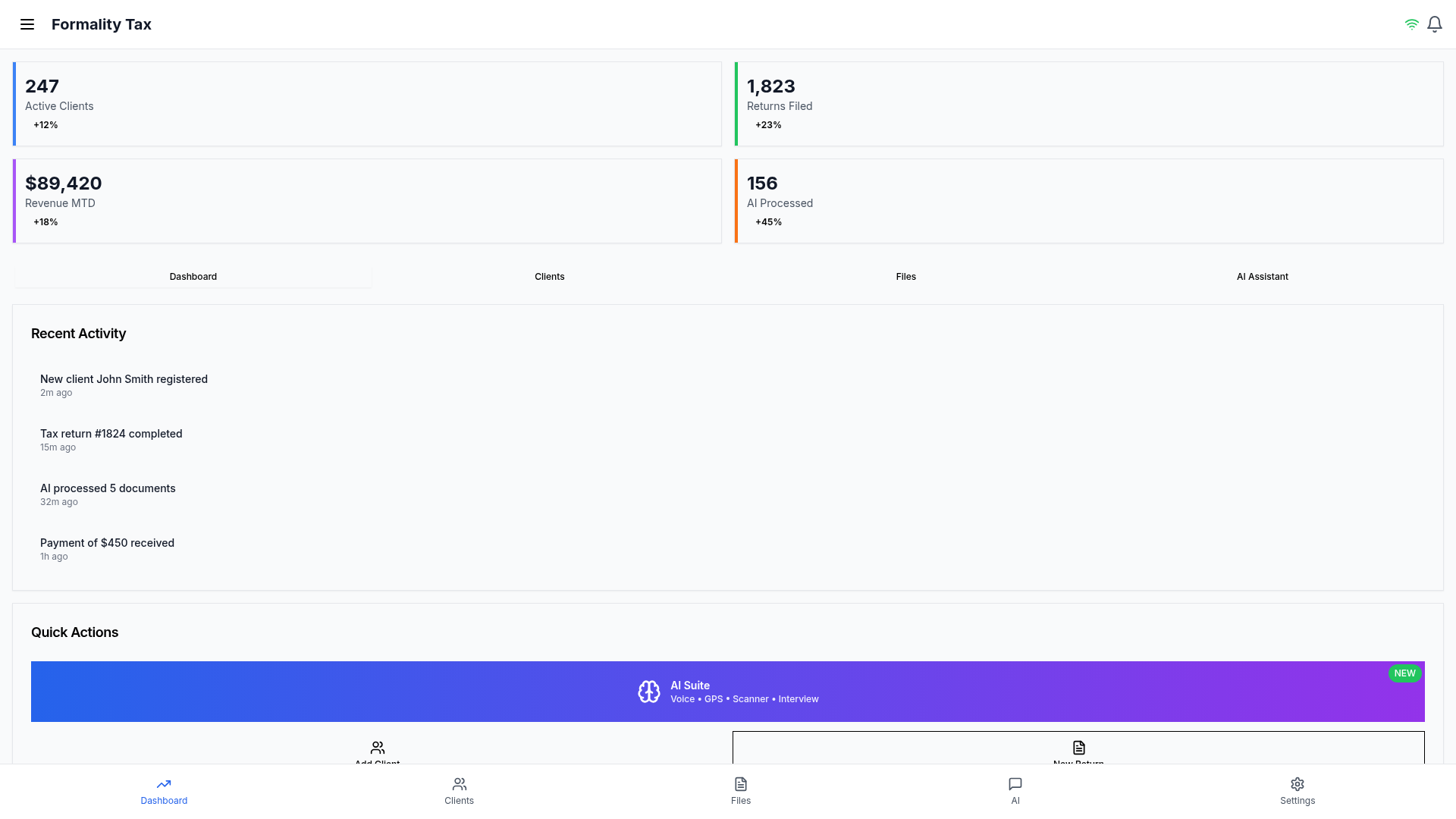 Mobile Features